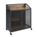 Middlebrook Pierpont Industrial-Style Mesh Bar Cabinet