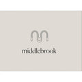 Modern King Bed with Slatted Headboard by Middlebrook Designs