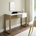Two-Tone One-Drawer Writing Desk by Middlebrook