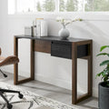 Two-Tone One-Drawer Writing Desk by Middlebrook