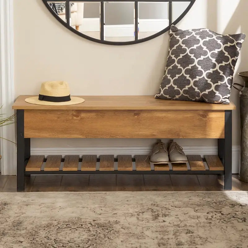Paradise Hill Lift-Top Storage Bench by Middlebrook Designs