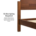 Solid Pine King Bed with Arched Headboard by Middlebrook Designs