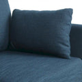 Contemporary 76.5-Inch 3-Seater Sofa with Birchwood Legs and Cushions