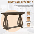 48-Inch Rustic Vintage Console Table - Farmhouse Entryway Furniture
