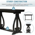 48-Inch Rustic Vintage Console Table - Farmhouse Entryway Furniture