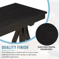 48-Inch Rustic Vintage Console Table - Farmhouse Entryway Furniture