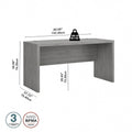 Bush Business Furniture Echo 60W Bow Front Desk