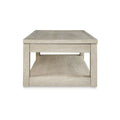 Marz 54-Inch Weathered Gray Lift-Top Coffee Table with Hidden Storage