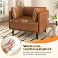 Christopher Knight Home Daphne Faux Leather Lounge Chair