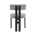 Set of 4 Astura Upholstered Dining Chairs with Iron Frame by Christopher Knight Home