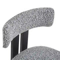 Set of 4 Astura Upholstered Dining Chairs with Iron Frame by Christopher Knight Home