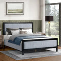 Christopher Knight Home Upholstered Platform Bed with Soft Headboard - King/Queen Size