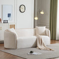 Christopher Knight Home - Tonson 82-Inch Curved Boucle 3-Seater Sofa