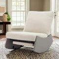 GDFStudio Contemporary Rocking Recliner with Footrest