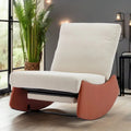 GDFStudio Contemporary Rocking Recliner with Footrest