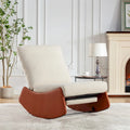 GDFStudio Contemporary Rocking Recliner with Footrest