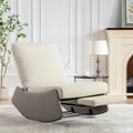 GDFStudio Contemporary Rocking Recliner with Footrest