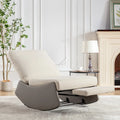 GDFStudio Contemporary Rocking Recliner with Footrest