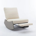 GDFStudio Contemporary Rocking Recliner with Footrest