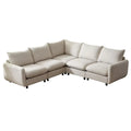 Christopher Knight Home - Evelyn Contemporary Modular L-Shaped Upholstered Sectional Sofa