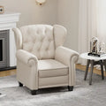 Contemporary Tufted Push-Back Recliner Armchair
