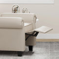 Contemporary Tufted Push-Back Recliner Armchair