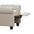 Contemporary Tufted Push-Back Recliner Armchair