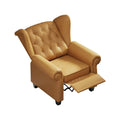 Contemporary Tufted Push-Back Recliner Armchair