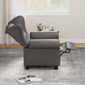 Contemporary Tufted Push-Back Recliner Armchair