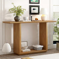 Christopher Knight Home - Mirod Stylish Minimalist Console Table with Curved Corners and U-Base