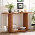 Christopher Knight Home - Mirod Stylish Minimalist Console Table with Curved Corners and U-Base