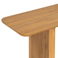 Christopher Knight Home - Mirod Stylish Minimalist Console Table with Curved Corners and U-Base
