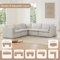 Cypress 141W L-Shaped Power Sectional Sofa with Electric Recliners