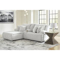 Signature Design by Ashley Top Tier 3-Piece Reclining Sectional Sofa with Chaise - Dimensions: 105W x 74D x 41H