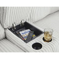 Signature Design by Ashley Top Tier 3-Piece Reclining Sectional Sofa with Chaise - Dimensions: 105W x 74D x 41H
