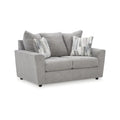 Signature Design by Ashley Stairatt Gray 4-Piece Upholstered Set - Dimensions: 86W x 38D x 39H