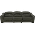 Signature Design by Ashley Center Line 3-Piece Power Reclining Sectional Sofa - Dimensions: 110.5"W x 40"D x 35"H