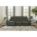 Signature Design by Ashley Center Line 3-Piece Power Reclining Sectional Sofa - Dimensions: 110.5"W x 40"D x 35"H