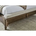 Signature Design by Ashley Sturlayne Brown and Beige Upholstered Bed Frame