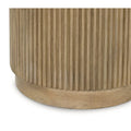 Signature Design by Ashley Camdill Light Brown and White End Table - Dimensions: 18.13" W x 18.13" D x 23.75" H