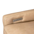 Authentic Leather 56-Inch Triple-Motor Power Reclining Loveseat with Zero-Wall Design and USB & USB-C Ports