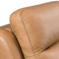 Authentic Leather 56-Inch Triple-Motor Power Reclining Loveseat with Zero-Wall Design and USB & USB-C Ports