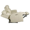 81.5" Genuine Leather Zero Gravity Power Recliner Sofa with Power Headrest and USB/USB-C Ports