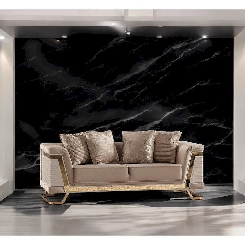 Renillo Velvet Upholstered Loveseat