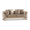 Renillo Velvet Upholstered Loveseat