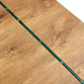 Rectangular Coffee Table with Tempered Glass Legs - Wooden Side and Center Tables for Living Room and Reception Area