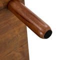 39-Inch Coffee Table with Two-Tier Design and Rubberwood Legs