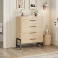 Freestanding 4-Drawer Dresser with Storage - 38.6" Tall