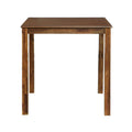 5-Piece Wooden Counter Height Dining Set: Square Table and 4 Chairs for Your Kitchen