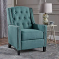 Roomfitters Classic Fabric Push-Back Recliner Chair - Elegant Seating for Living Room and Bedroom